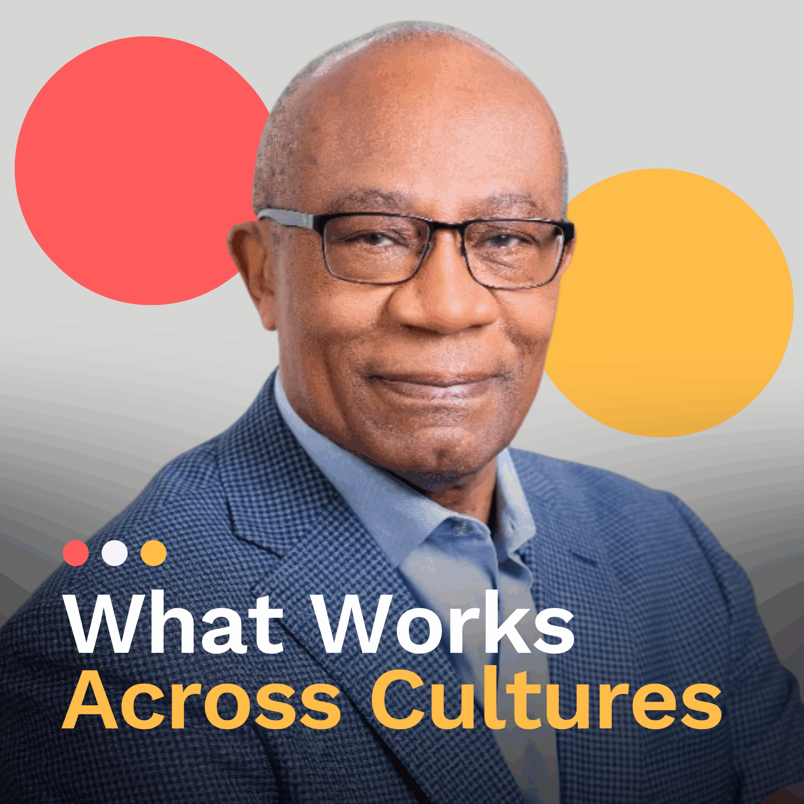 Episode cover art with a photo of a guest