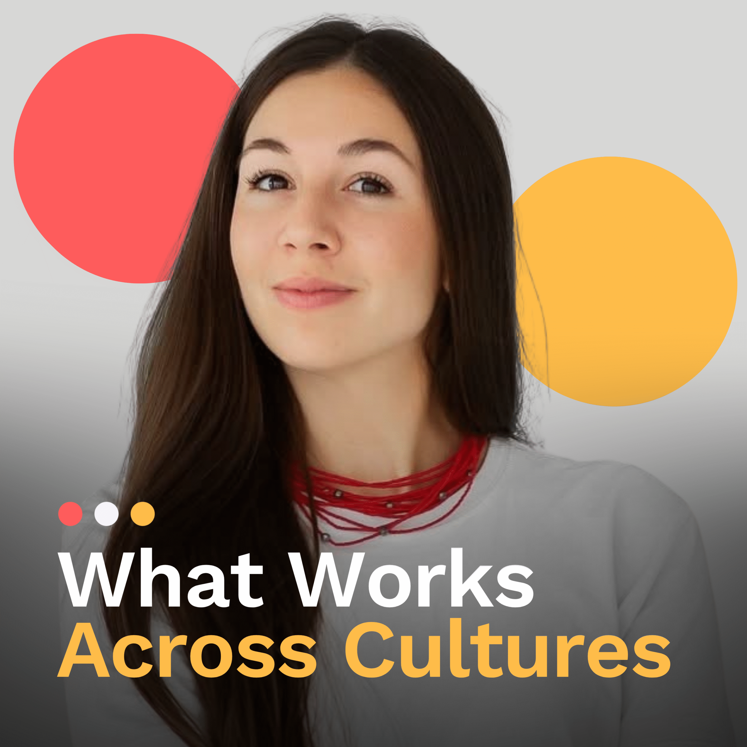 Episode cover featuring the guest and name - What Works Across Cultures